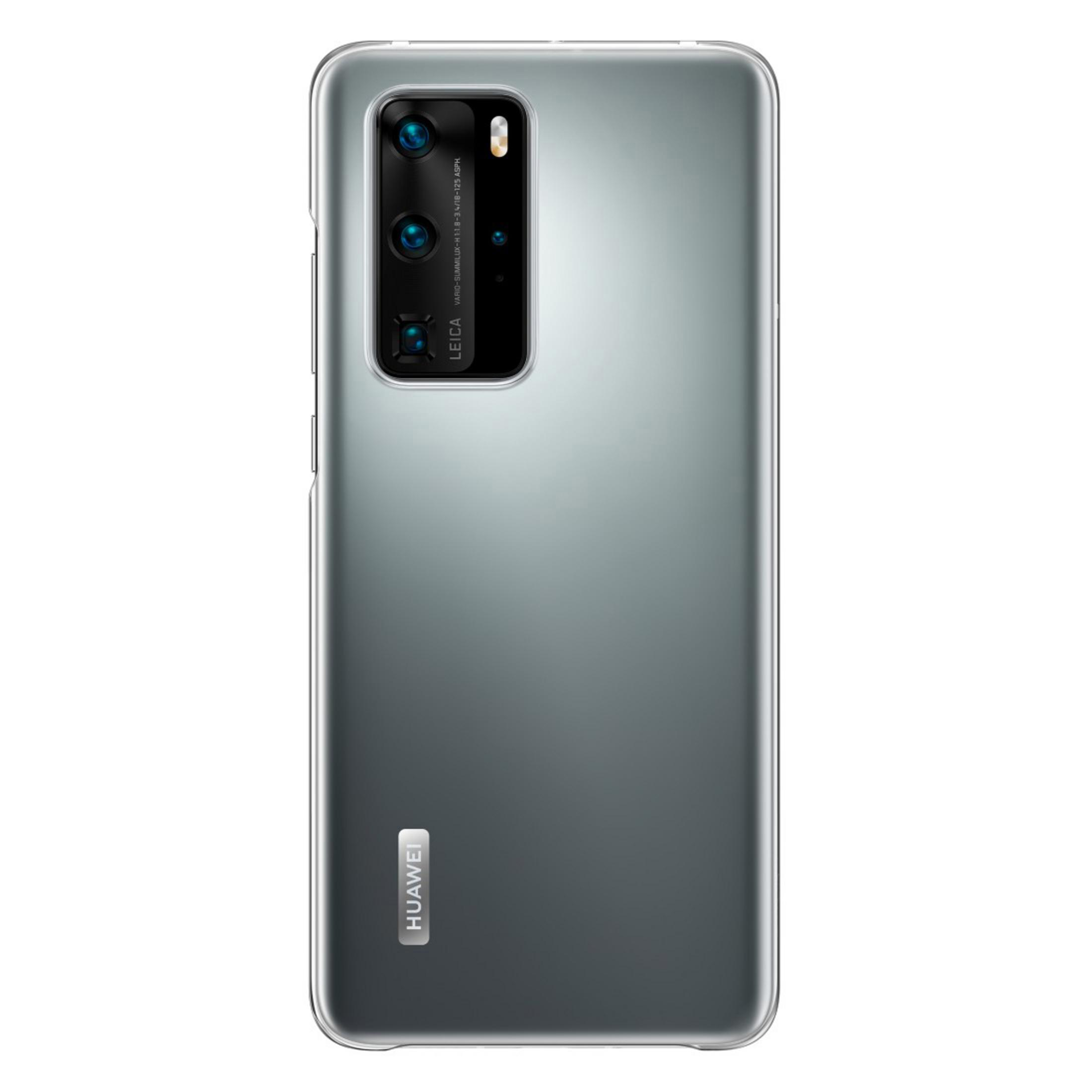 Vista posteriore dello smartphone, grigio sfumato. Tripla fotocamera. Rilievo della fotocamera nero. Logo Huawei.