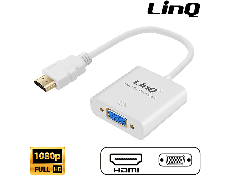 VGA Auf VGA Kabel 2 Meter - Mit Ferriten Für Besseres Signal, 1080p Full HD