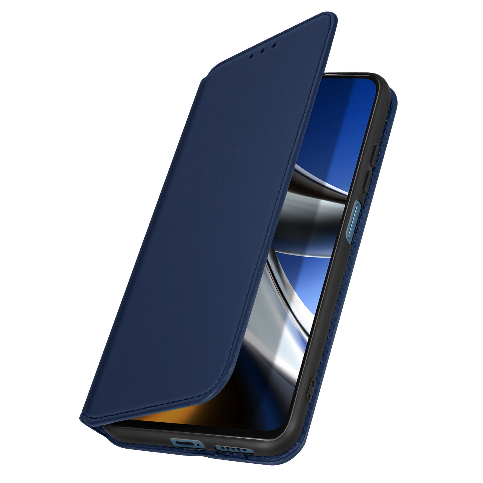 AVIZAR ELECBLPCX4PG CUSTODIA per Poco X4 Pro 5G, Blu scuro
