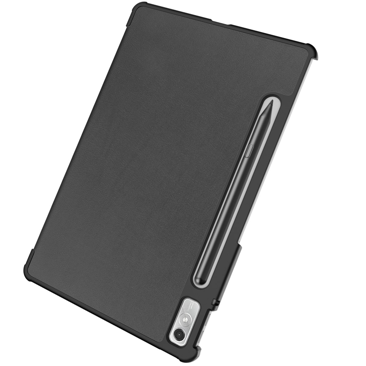 IMOSHION Trifold Bookcase geschikt voor Lenovo Tab P11 Pro (2nd gen) Tablethoes 11,2 inch Zwart
