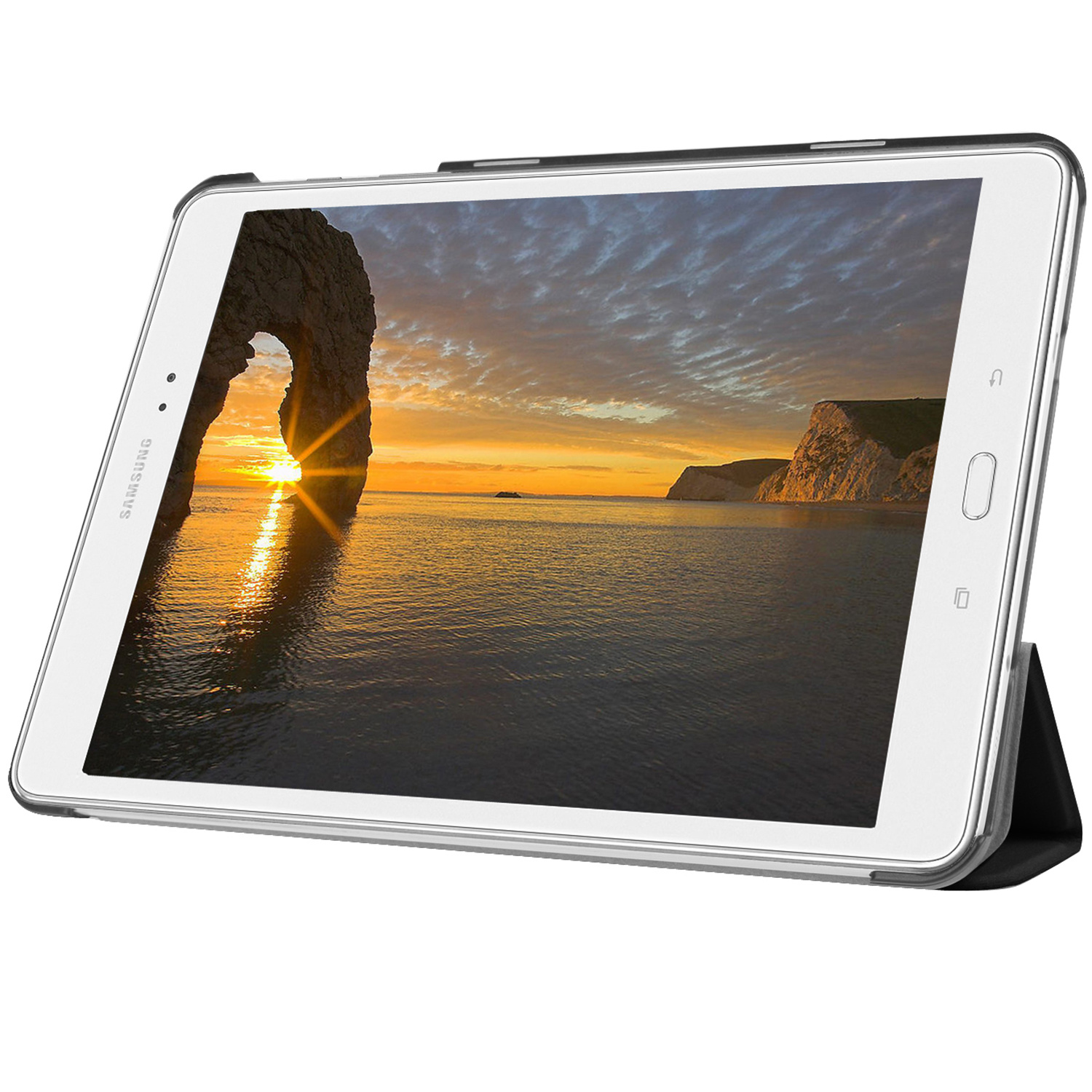 IMOSHION Coque folio compatible avec Samsung Galaxy Tab S2 9.7 Étui pour Tablette 9,7 pouces Noir