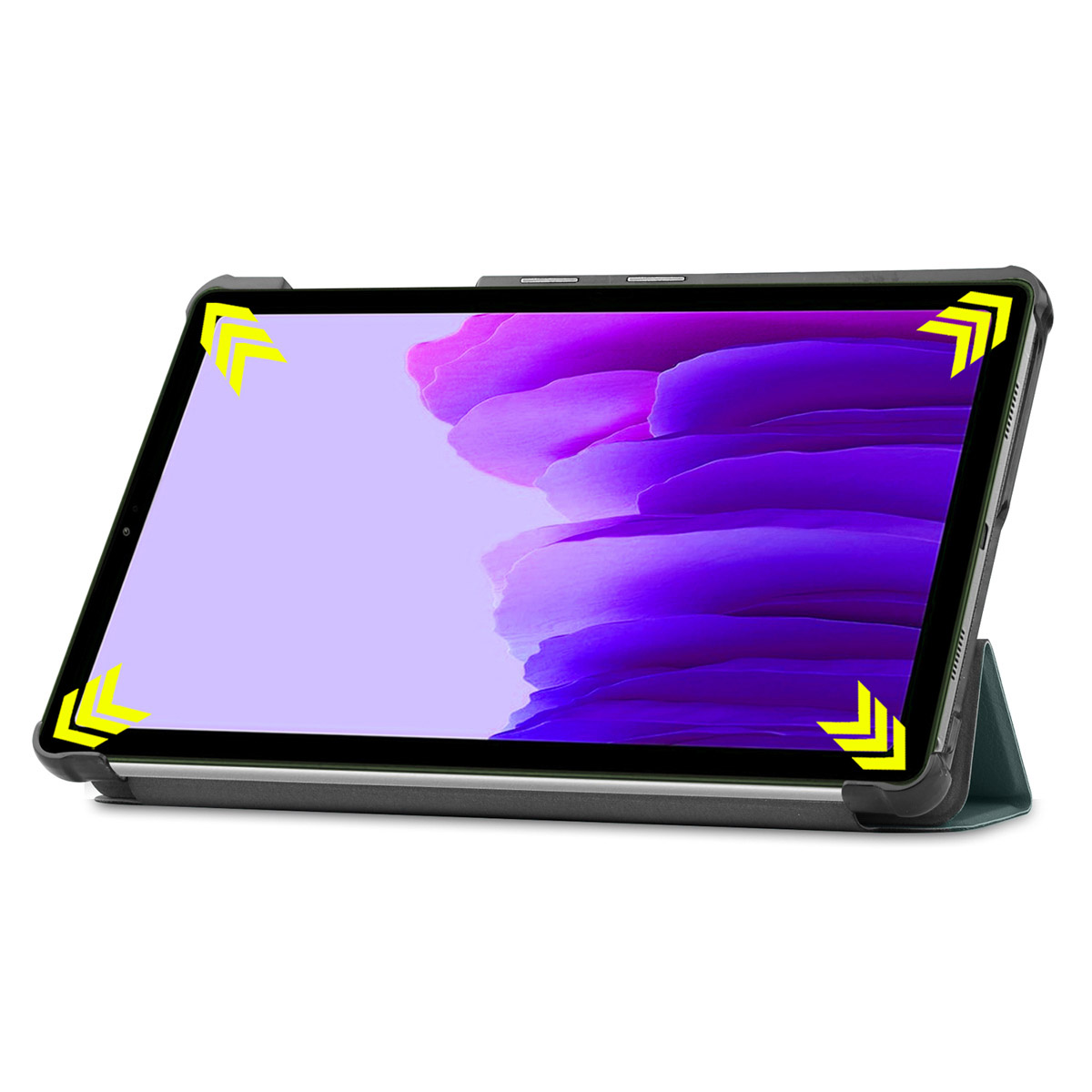 IMOSHION Coque folio compatible avec Samsung Galaxy Tab A7 Lite Étui pour Tablette 8,7 pouces Vert foncé