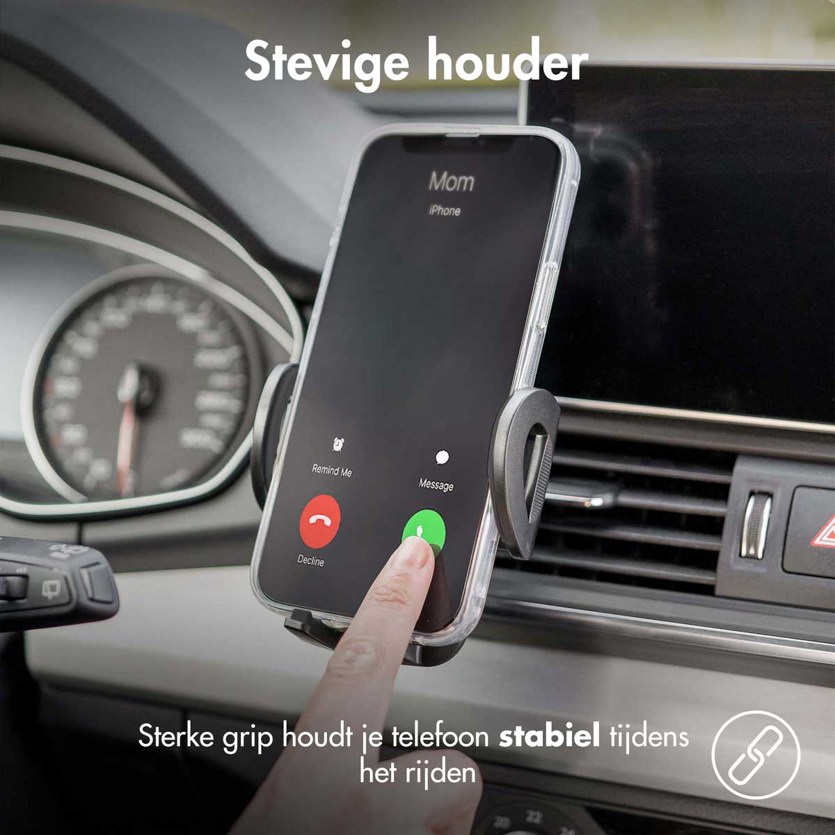 IMOSHION Telefoonhouder auto - Ventilatierooster - Geschikt voor alle Smartphones - Car holder