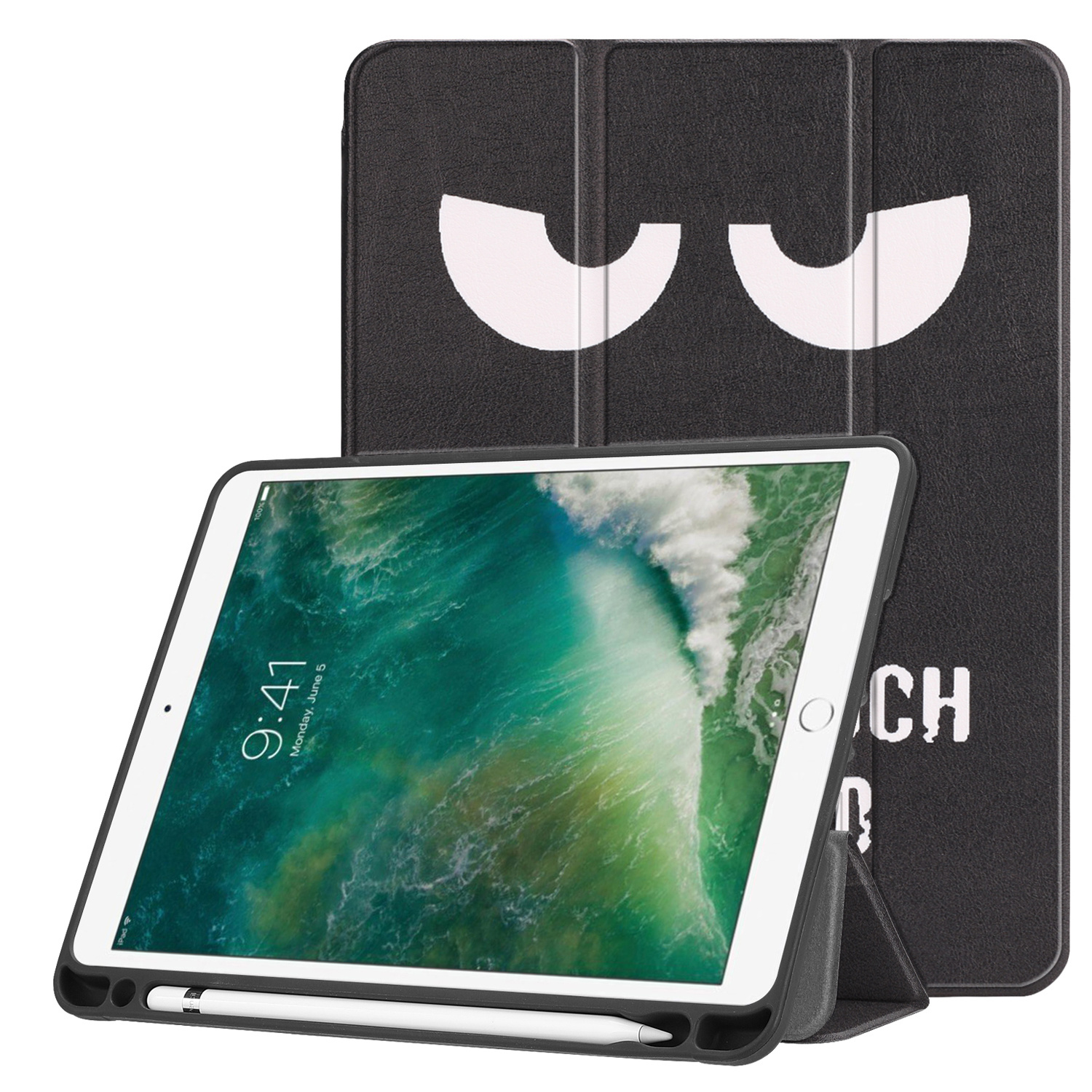 IMOSHION Design Trifold Bookcase - Protective case 9.7 in Black
