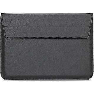 IMOSHION Vegan Lederen Laptop Sleeve Sleeve 15,6 inch Zwart