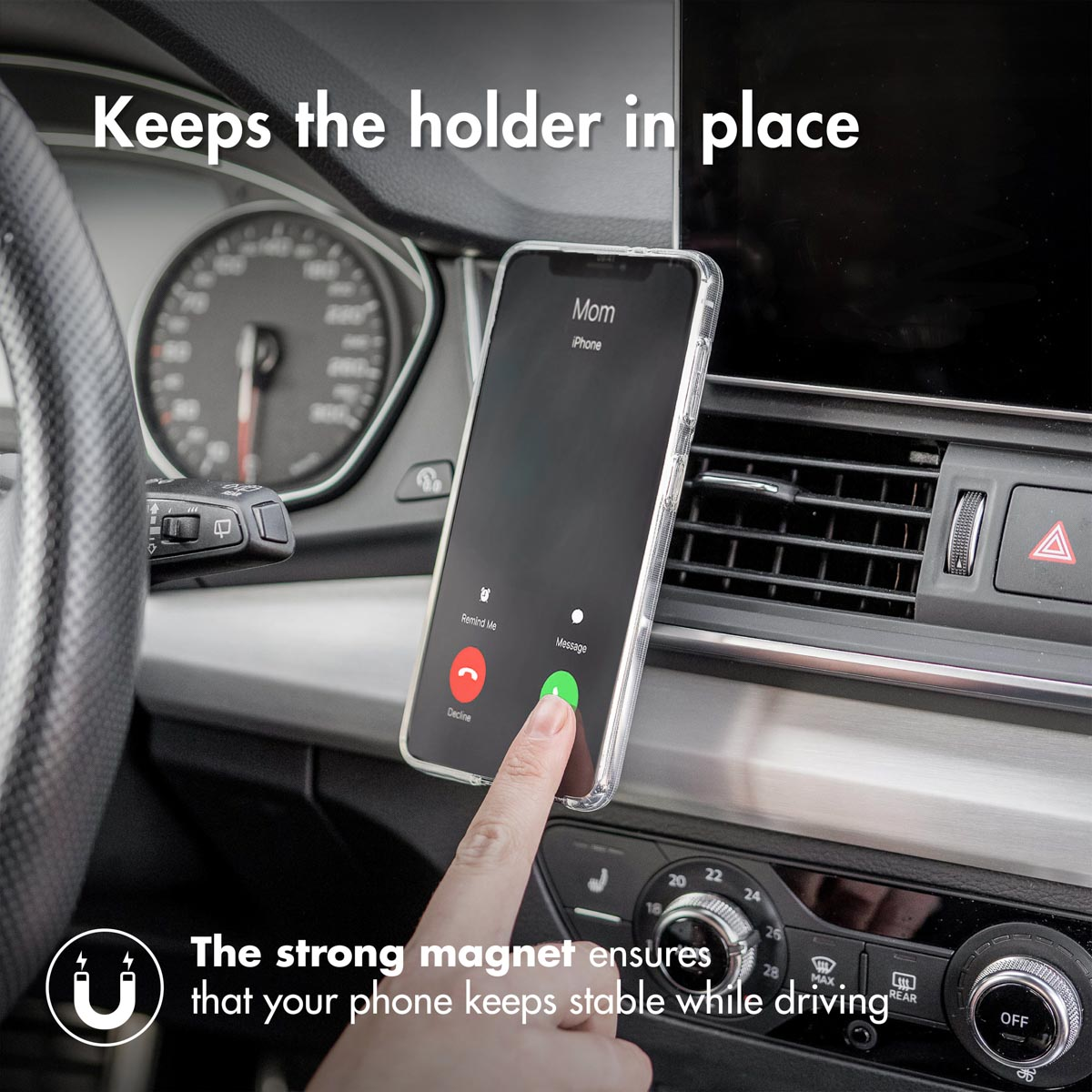 ACCEZZ Vent Clip Magnetic Car Holder - Autohouder