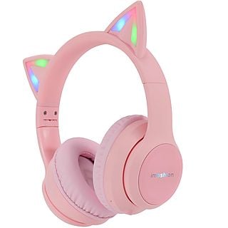 IMOSHION Kids LED Light Cat Ear Bluetooth Headphones Koptelefoon Roze