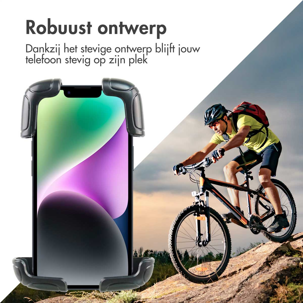 IMOSHION Telefoonhouder fiets - Geschikt voor alle Smartphones - Bike holder