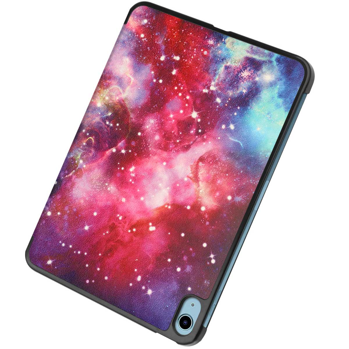 IMOSHION Coque folio compatible avec iPad 11 (2025) 11 inch/ iPad 10 (2022) 10.9 inch Étui pour Tablette 10,9 pouces Multicolore