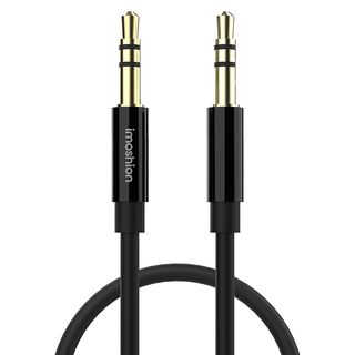 IMOSHION AUX male to AUX male 1 meter Audio kabel  Zwart