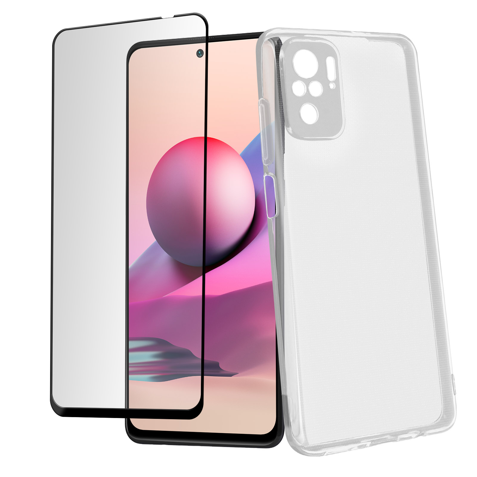 AVIZAR -360-BK-RN10R COVER per Poco M5s, Trasparente