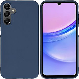 IMOSHION Color Backcover Telefoonhoesje voor Samsung Galaxy A15 (5G), Galaxy A15 (4G) Donkerblauw