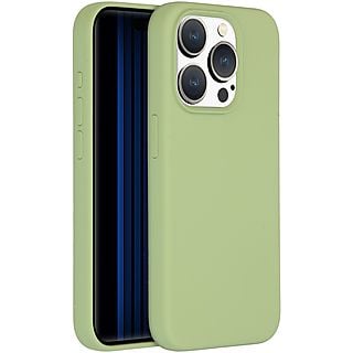 ACCEZZ Liquid Silicone Backcover Telefoonhoesje voor Apple iPhone 15 Pro Groen