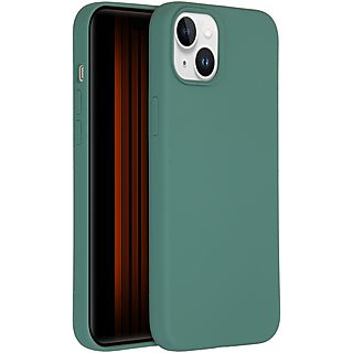 ACCEZZ Liquid Silicone Backcover Telefoonhoesje voor Apple iPhone 15 Plus Donkergroen