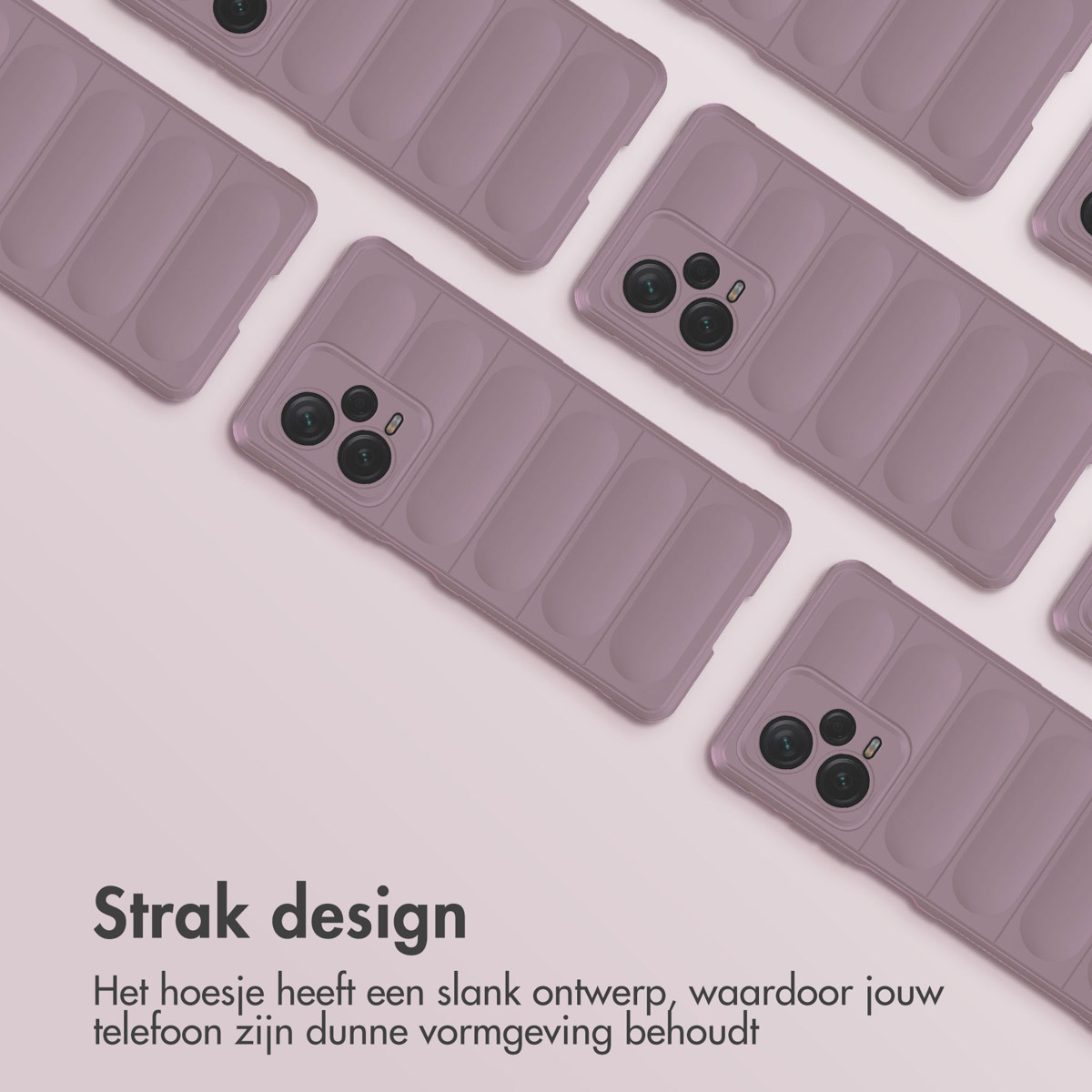 Coques violettes dans un motif répétitif. Elles ont un design matelassé.