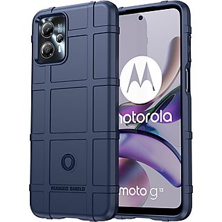 IMOSHION Rugged Shield Backcover Telefoonhoesje voor Motorola Motorola Moto G23, Motorola Moto G13 Donkerblauw