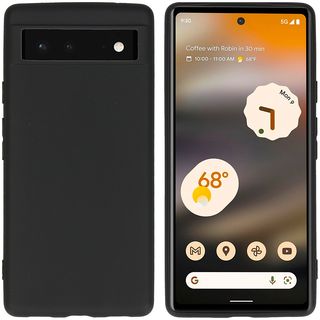 IMOSHION Color Backcover Telefoonhoesje voor Google Google Pixel 6a Zwart