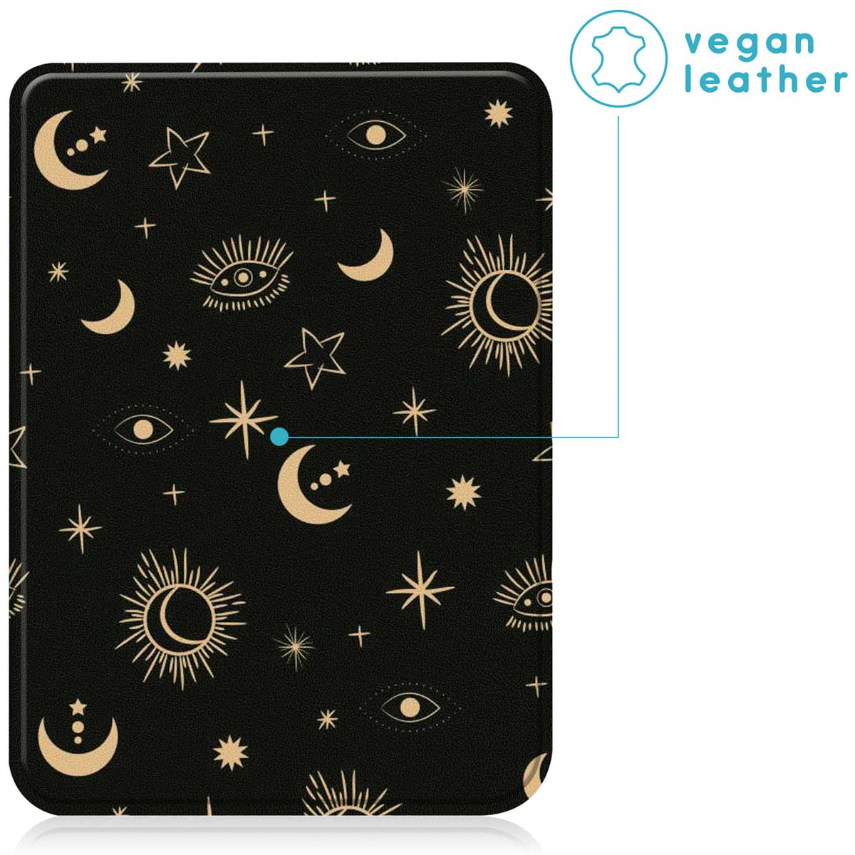 IMOSHION Design Slim Soft Case Sleepcover Bookcase zonder stand geschikt voor Kobo Clara 2E/Tolino Shine 4 Cover