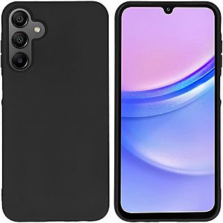 IMOSHION Color Backcover Telefoonhoesje voor Samsung Galaxy A15 (5G),  Galaxy A15 (4G) Zwart