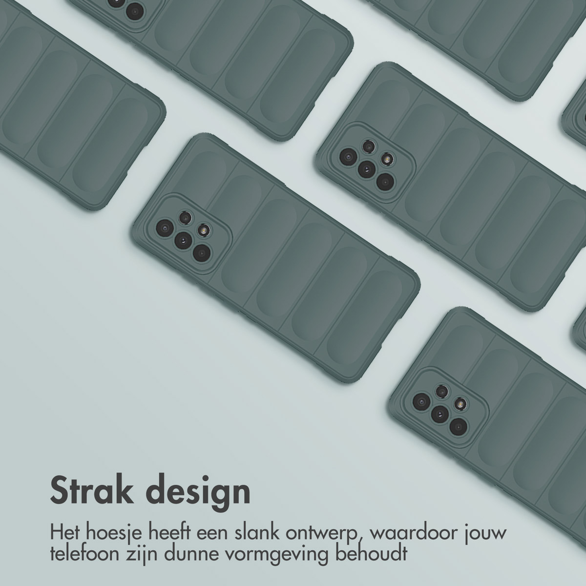 Coques de téléphone grises avec rainures verticales et caméras