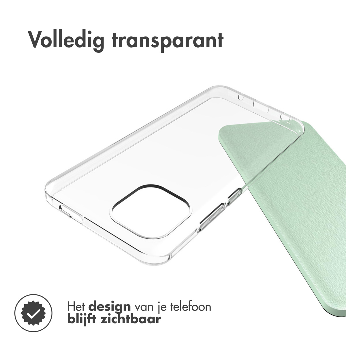 ACCEZZ SH00055875 Custodia per Redmi A2, Redmi A1, Trasparente