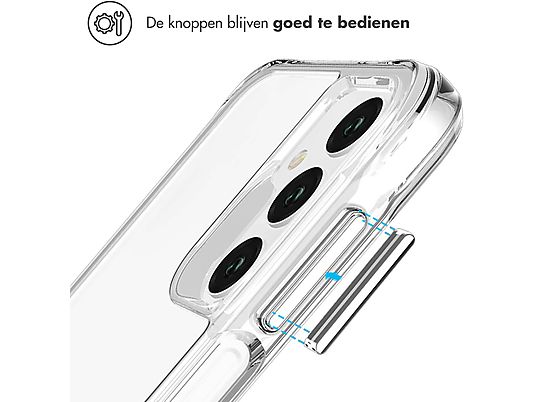 IMOSHION Rugged Air Case Telefoonhoesje voor Samsung Galaxy A25 Transparant