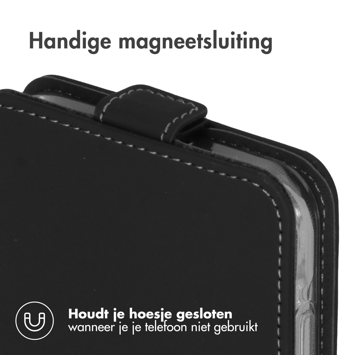 ACCEZZ Flipcase  adatta per Samsung Galaxy A25 (5G) Custodia per Samsung Galaxy A25 (5G), Nero