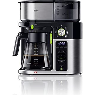 Cafetera de Goteo - BRAUN KF 9050, 1750 W, 1,25 l, 10 tazas, Negro