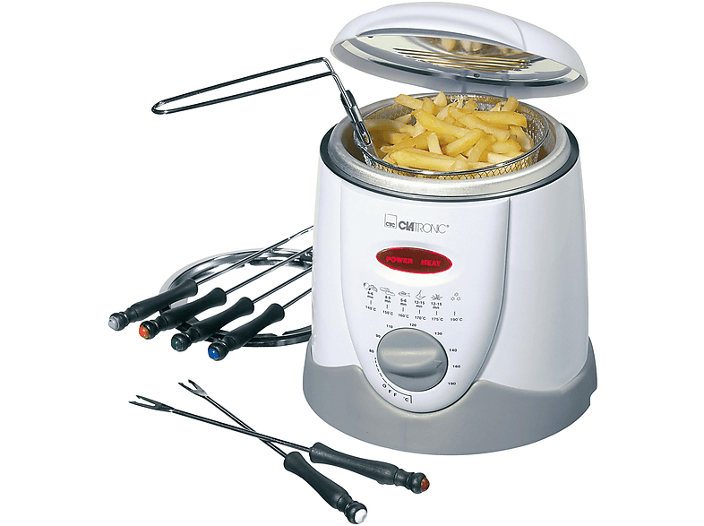 CLATRONIC FFR 2916 Fritteuse 900 Watt Weiß
