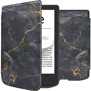 IMOSHION Design Slim Soft Case Sleepcover Bookcase zonder stand E-reader hoesje voor Vivlio,Pocketbook Pocketbook Verse, Pocketbook Verse Pro, Vivlio Light, Vivlio Light HD Meerkleurig