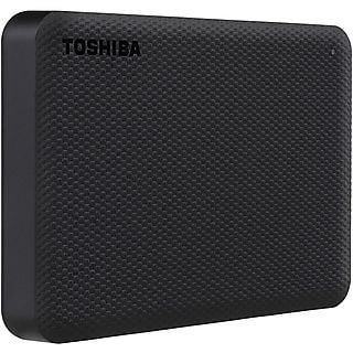 Disco duro externo 4 TB - TOSHIBA 14985563, 2,5 ", HDD, Negro