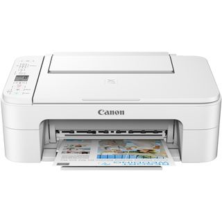 Impresora multifunción - CANON Pixma TS3351, 2 cartuchos FINE (negro y color), 7,7 ppm, Blanco