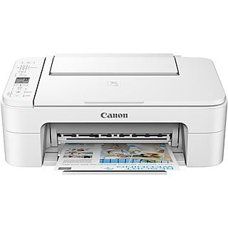 Impresora multifunción - CANON Pixma TS3351, 2 cartuchos FINE (negro y color), 7,7 ppm, Blanco