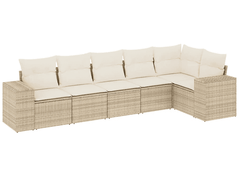 VIDAXL 3222587 Gartentisch- und Stuhlset, Beige | MediaMarkt
