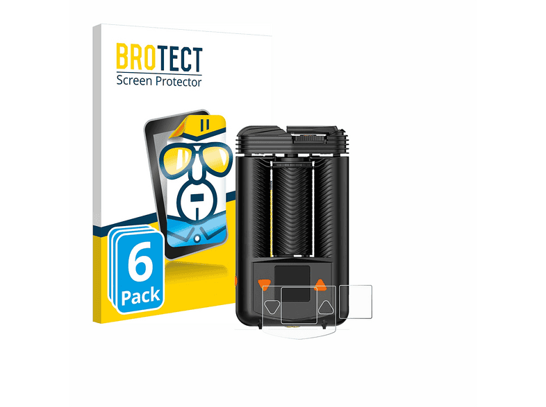 brotect Pellicola Protettiva Vetro per Storz & Bickel Venty Vaporizer Protezione Schermo [Durezza Estrema 9H, Chiaro