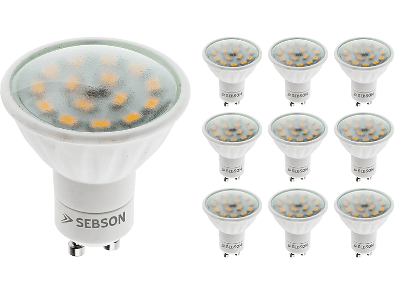 LED Strahler GU10 9 W ersetzt 90 W warmweiss 3000k 900 Lumen (Strom & Licht