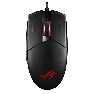 Ratón Gaming - ASUS ROG Strix Impact II, Por cable, 6200 ppp, Negro