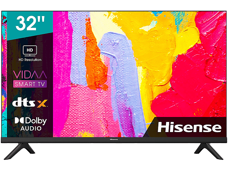 HISENSE 32 A 4 BG LED TV (Flat, 32 Zoll / 80 cm, HD-ready, VIDAA U4) HISENSE 32 A 4 BG LED TV (Flat, 32 Zoll / 80 cm, HD-ready, VIDAA U4)