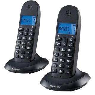 Teléfono inalámbrico - MOTOROLA C1002, Análogo, Nego