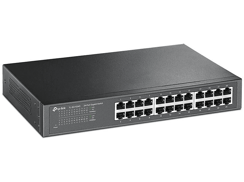 SWITCH DI RETE TP-LINK Tp-link Switch Di Rete 24 Porte Gigabit 10/100 ...