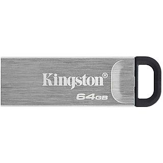 Memoria USB 64 GB  - DTKN/64GB KINGSTON, Plata