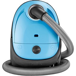 Aspirador con bolsa - NILFISK 128390112, 750 W, 3 l, Azul