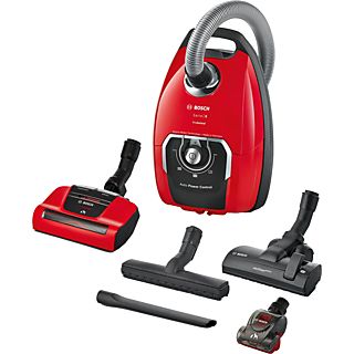 BOSCH BGB8PET1 In'genius ProAnimal Rood Stofzuiger met zak Rood