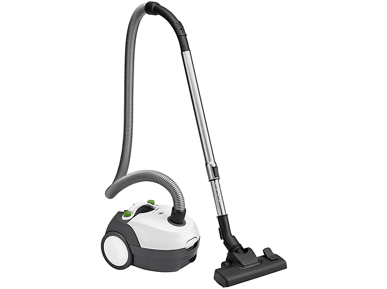 CLATRONIC BS 1300 N Bodenstaubsauger Staubsauger, maximale Leistung: 700 Watt, Weiß/Grau)