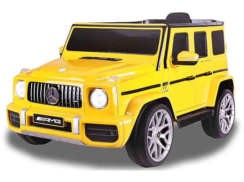 JAMARA 460642 RIDE ON MERCEDES BENZ AMG G 63 GELB Kinder Elektroauto SATURN