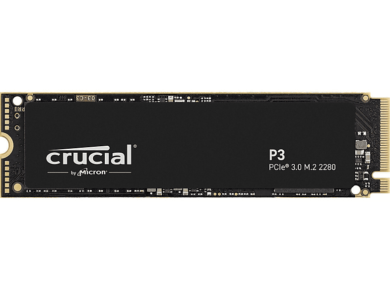 CRUCIAL CT1000P3SSD8 P3 1TB NVME, 1000 GB, SSD, 0 Zoll, intern