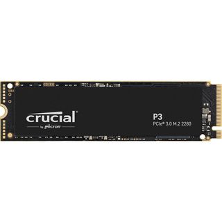 Disco duro SSD interno 1000 GB - CRUCIAL P3 1000GB 3D NAND NVME PCIE M.2INT SSD, Interno, Negro