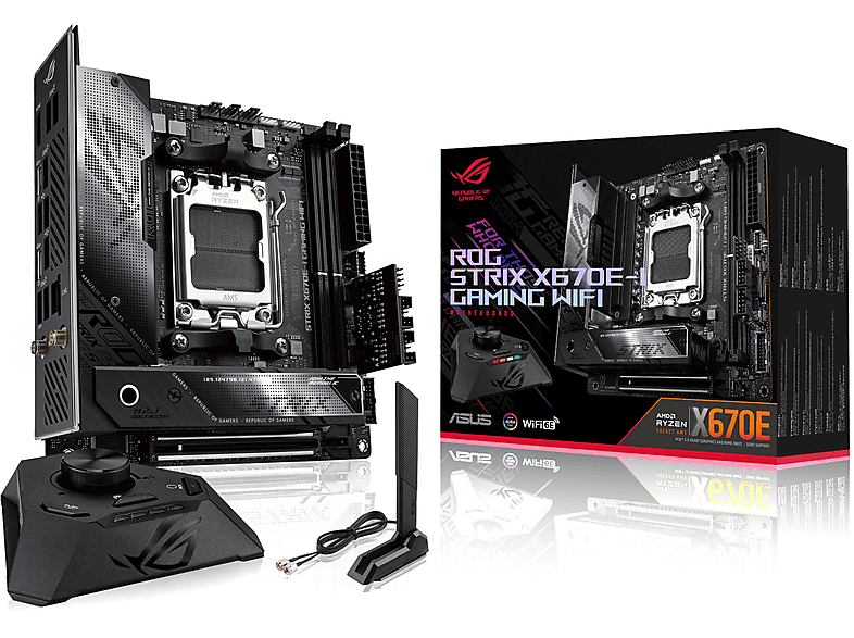 Moederbord  - ASUS ROG STRIX X670E-I GAMING WIFI ASUS