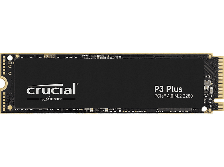CRUCIAL CT1000P3PSSD8 P3 PLUS 1TB NVME, 1000 GB, SSD, 0 Zoll, intern