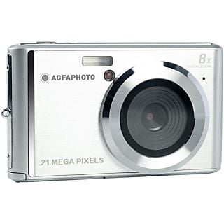 Cámara compacta - AGFAPHOTO DC5200S, 21 megapixel, HD Ready 720p, Plata